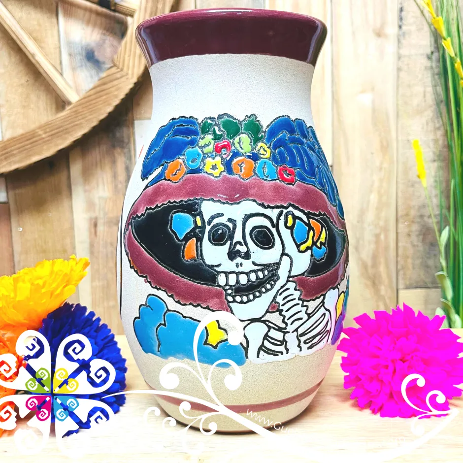 Florero Catrina - Mexican Home Décor