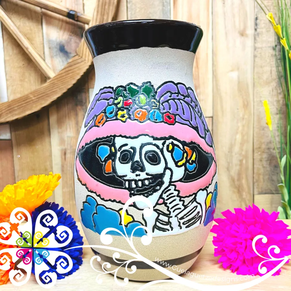 Florero Catrina - Mexican Home Décor