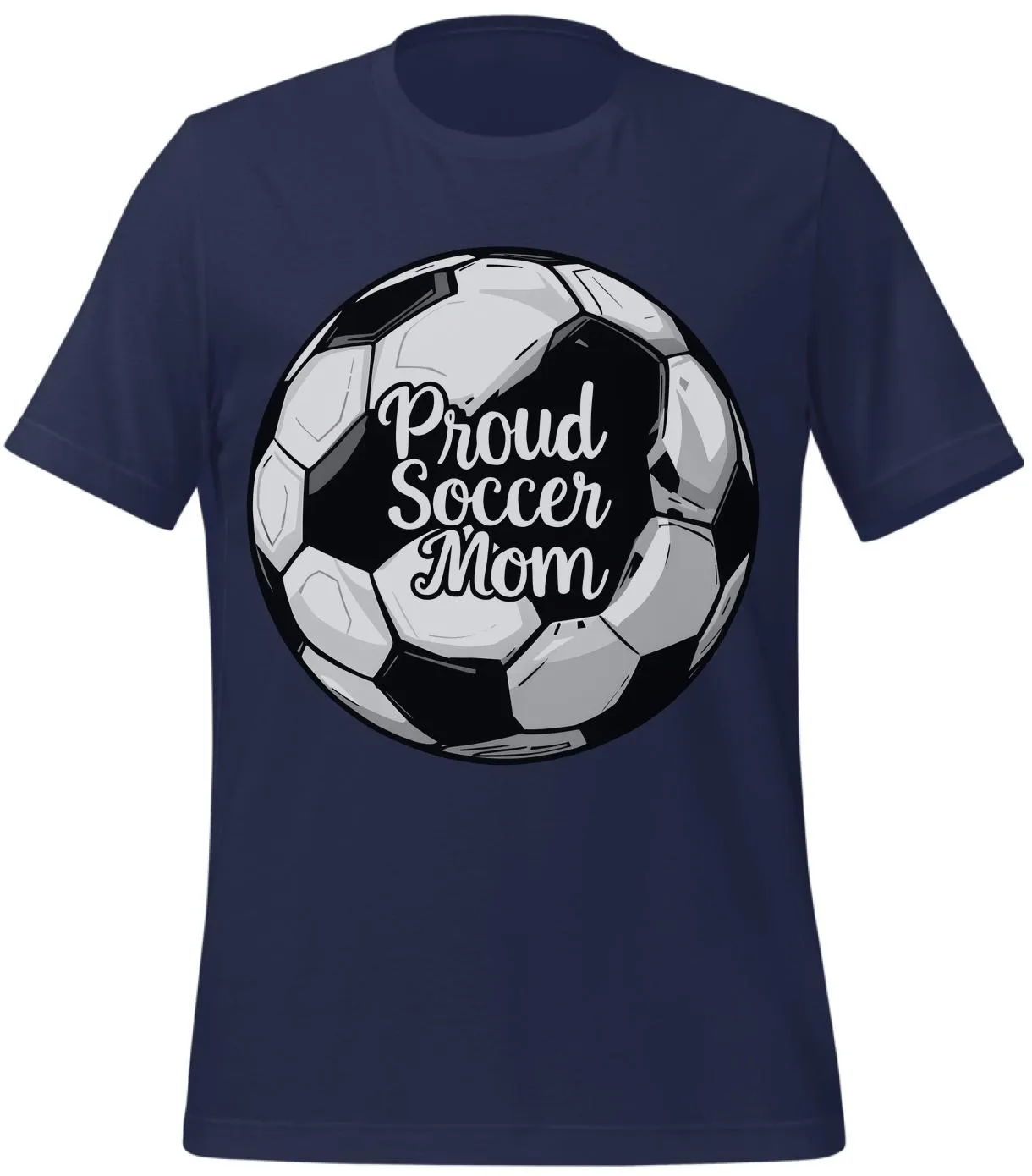 football mom shirts: Proud Soccer Mom Design | Classic T-Shirt (Unisex)