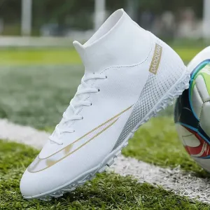 Football Shoes Futsal Training High Cut Soccer Shoes Outdoor Sneaker