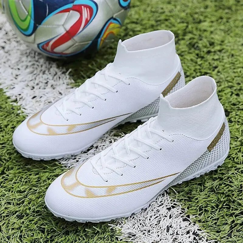 Football Shoes Futsal Training High Cut Soccer Shoes Outdoor Sneaker