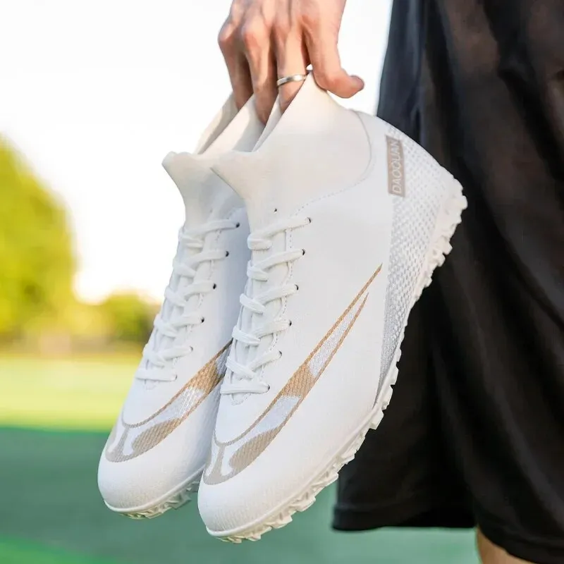 Football Shoes Futsal Training High Cut Soccer Shoes Outdoor Sneaker