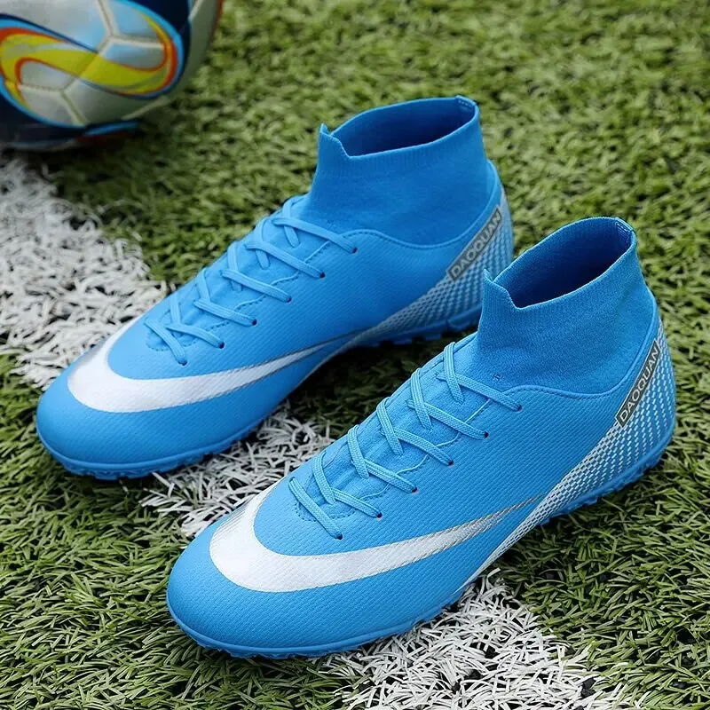 Football Shoes Futsal Training High Cut Soccer Shoes Outdoor Sneaker