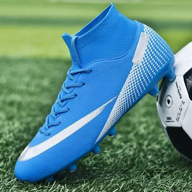 Football Shoes Futsal Training High Cut Soccer Shoes Outdoor Sneaker