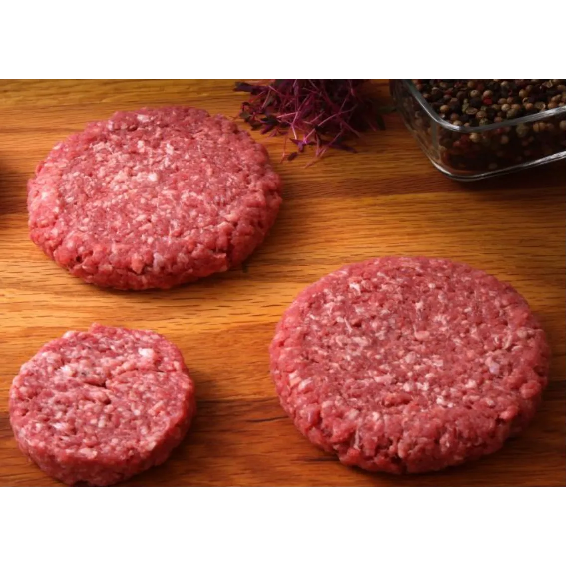 Ground Beef Patties 2.5 LB Order