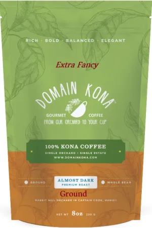Ground - EXTRA FANCY - Almost Dark Roast - 8 oz.