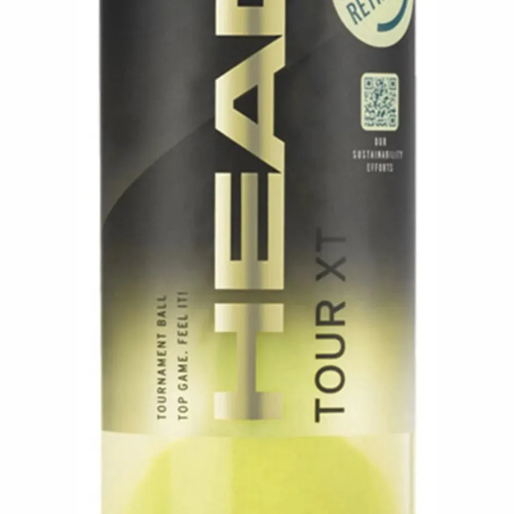 HEAD Tour XT Tennis Ball Can Pack Of 3 Balls