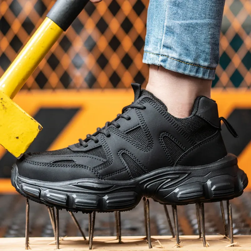 JB | Rex steel toe breathable anti-smash work sneakers