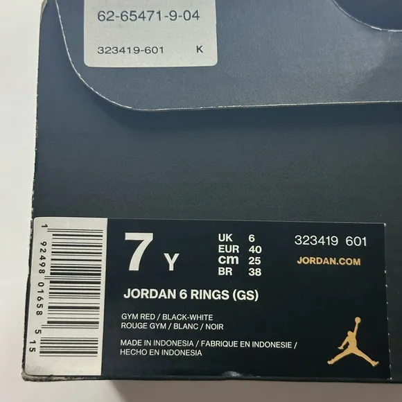 Jordan 6 Rings (GS)