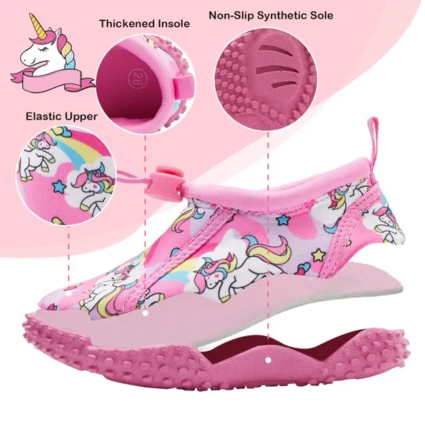 K KomForme Kids Beach Water Shoes Quick Dry Socks Barefoot Beach Sports Swim Pool