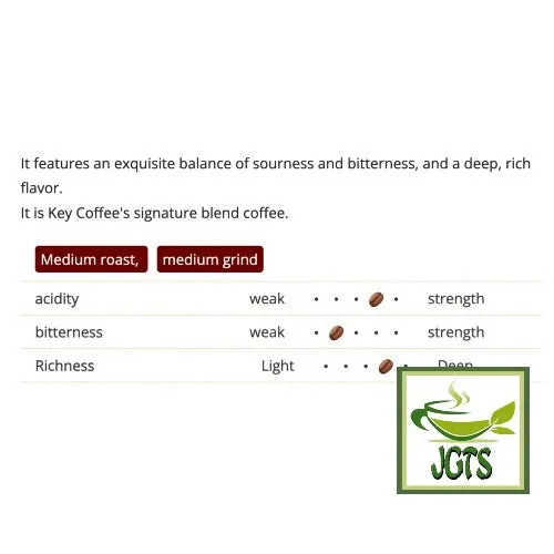 Key Coffee KEY DOORS Ground Coffee Special Blend