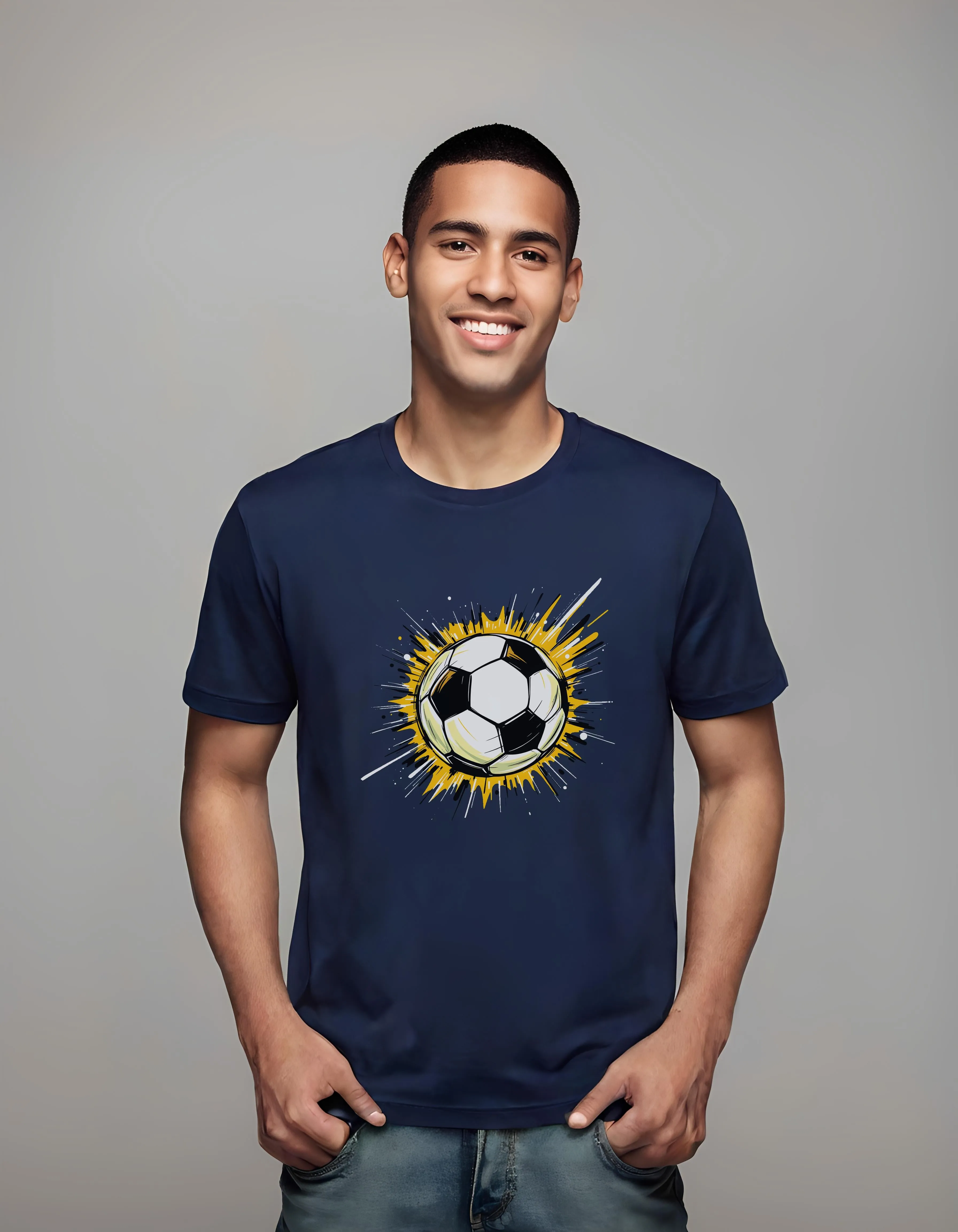 Kick it Up Soccer Ball Design | Classic T-Shirt (Unisex)