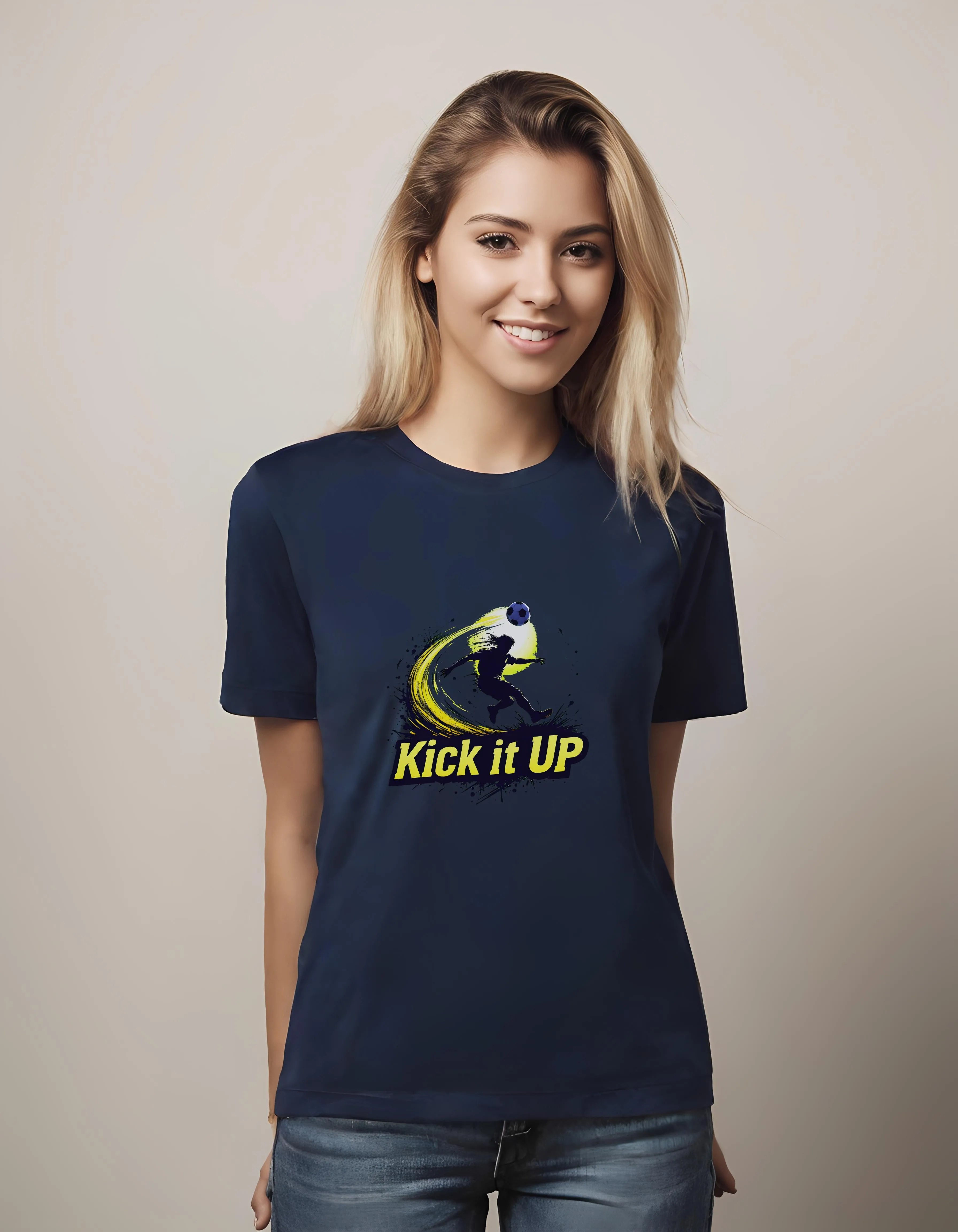 Kick it Up Soccer Design | Classic T-Shirt (Unisex)