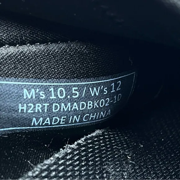 Kizik Madrid‎ Eco Knit Men’s Black Shoes - M 10.5 - W 12