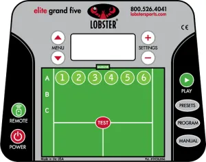 Lobster Grand V Control Panel