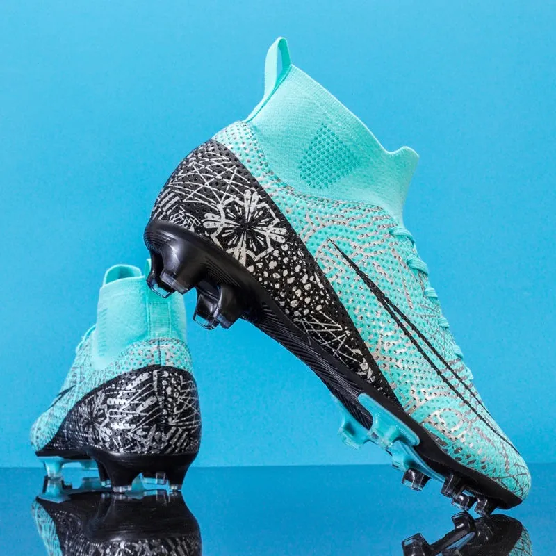 Men High Top Soccer Shoes FG/TF Sneakers