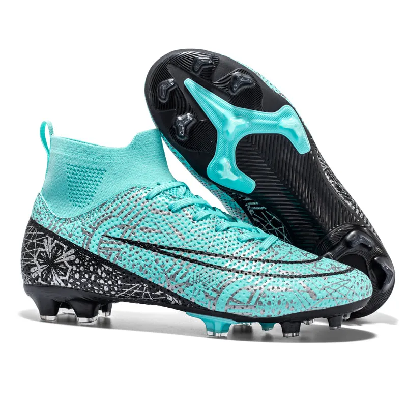 Men High Top Soccer Shoes FG/TF Sneakers