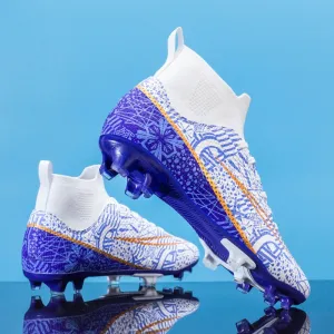 Men High Top Soccer Shoes FG/TF Sneakers