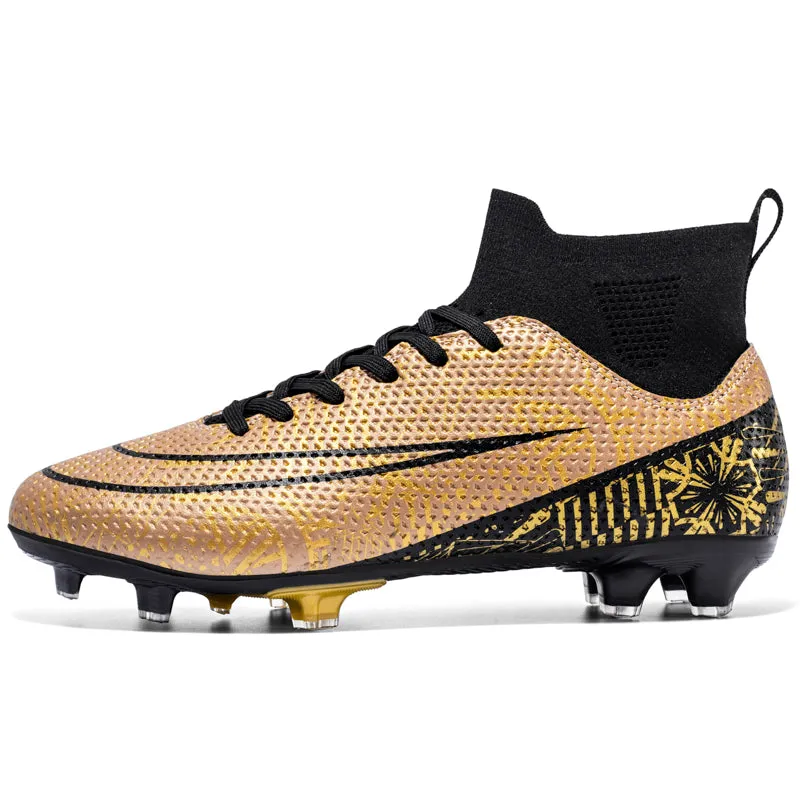 Men High Top Soccer Shoes FG/TF Sneakers