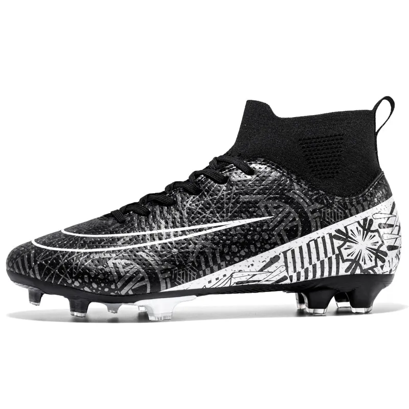 Men High Top Soccer Shoes FG/TF Sneakers