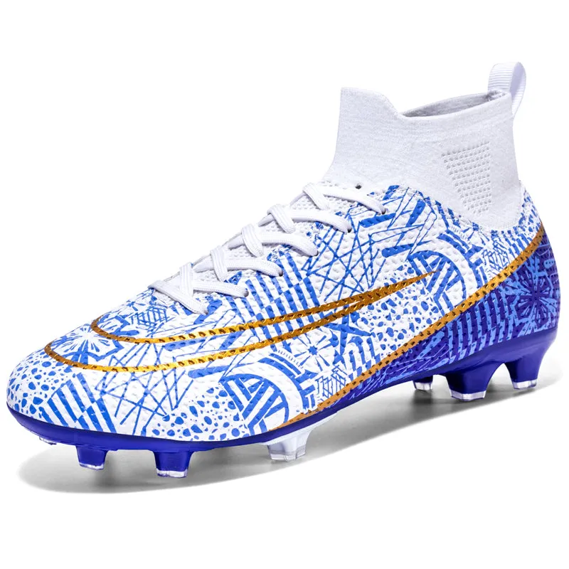Men High Top Soccer Shoes FG/TF Sneakers