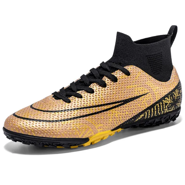 Men High Top Soccer Shoes FG/TF Sneakers