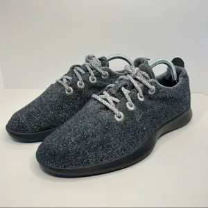 Mens Allbirds Wool Runner Shoes Charcoal 10