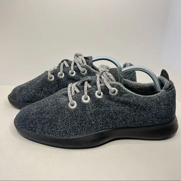 Mens Allbirds Wool Runner Shoes Charcoal 10