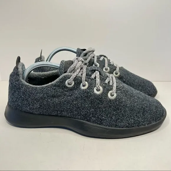 Mens Allbirds Wool Runner Shoes Charcoal 10