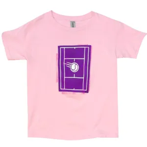 Merchant of Tennis Junior Grunge Court Tee - Pink