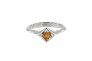 Neutral Ground Stacking Citrine Ring