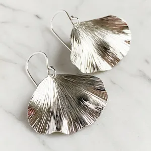 NEW! Large Ginkgo Leaf Earrings by Shepherd's Run Jewelry