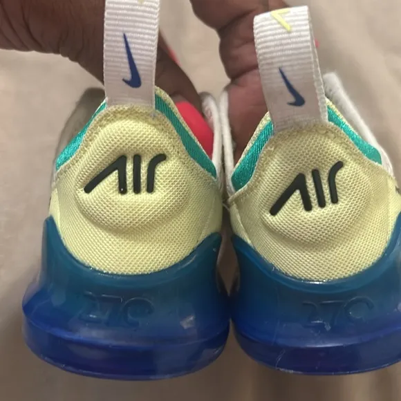Nike Air Max 270 White/Game Royal Athletic Shoes