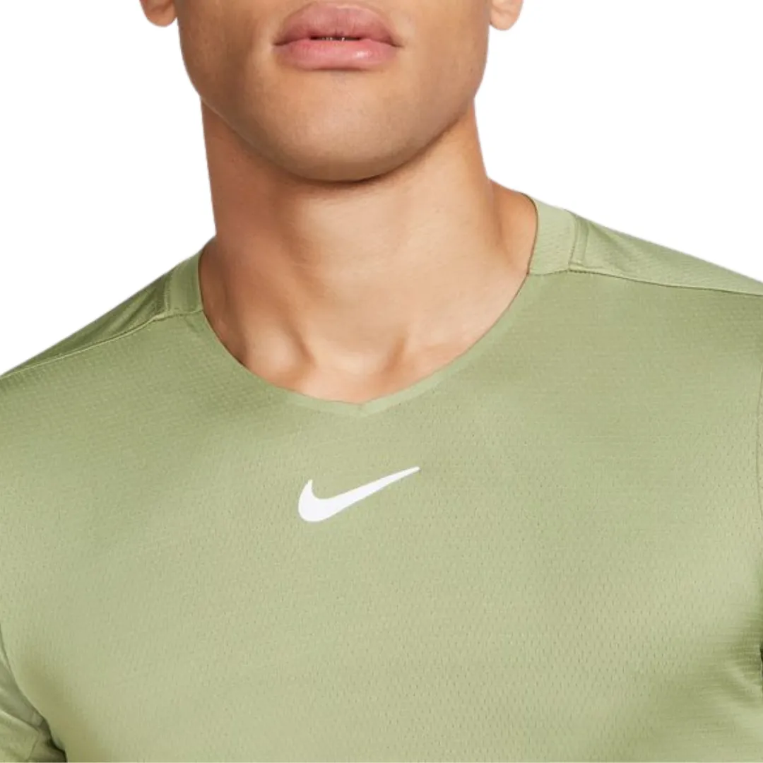 Nike Court Dri-FIT Advantage Men's Tennis Top - Alligator Green