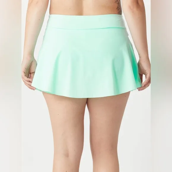 NIKE Dri-Fit Plus Club Tennis Skirt Short Length in Mint Green Size 2X NWT