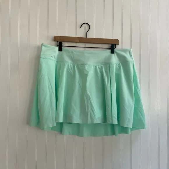 NIKE Dri-Fit Plus Club Tennis Skirt Short Length in Mint Green Size 2X NWT