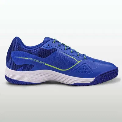 Nivia Hy-Court 3.0 Badminton Non Marking Shoes (Blue)