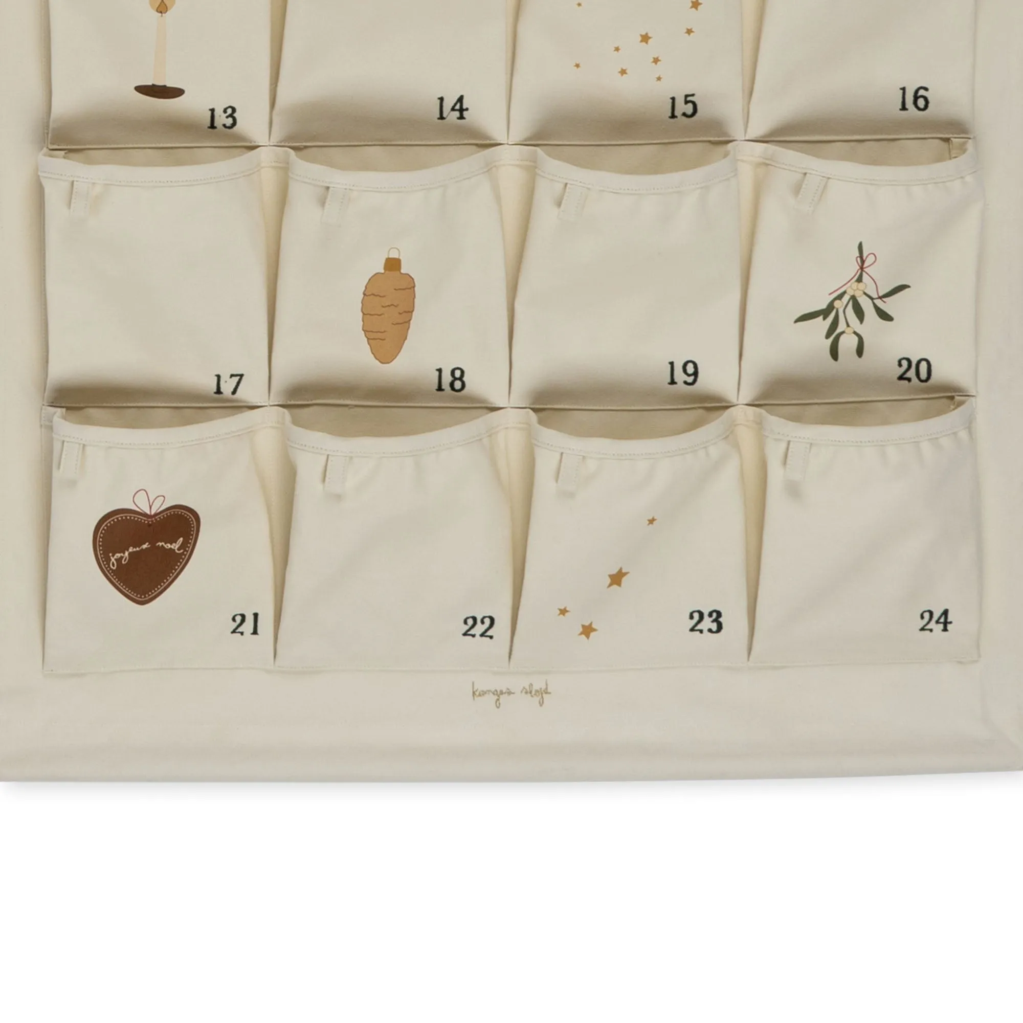 Noel Festive Embroidered Advent Calendar