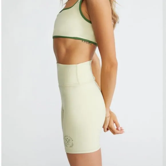 NWT WEWOREWHAT High Waisted Tennis Club Biker Shorts (Size Medium)