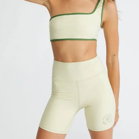 NWT WEWOREWHAT High Waisted Tennis Club Biker Shorts (Size Medium)