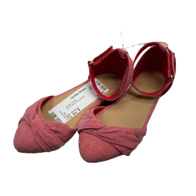 Old Navy Girl's Red Shoes (size 8T)