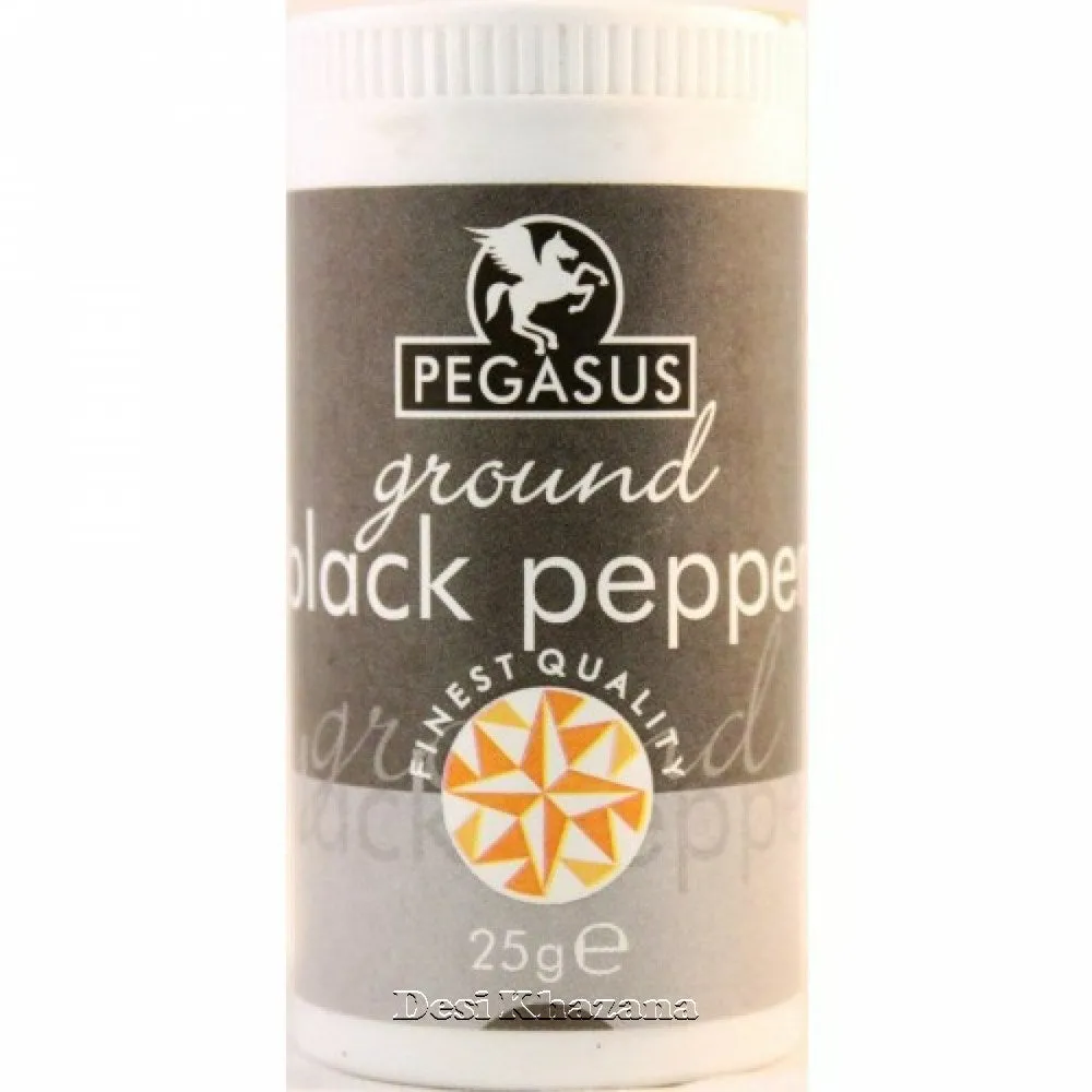 Pegasus Ground Black Pepper 25 gm