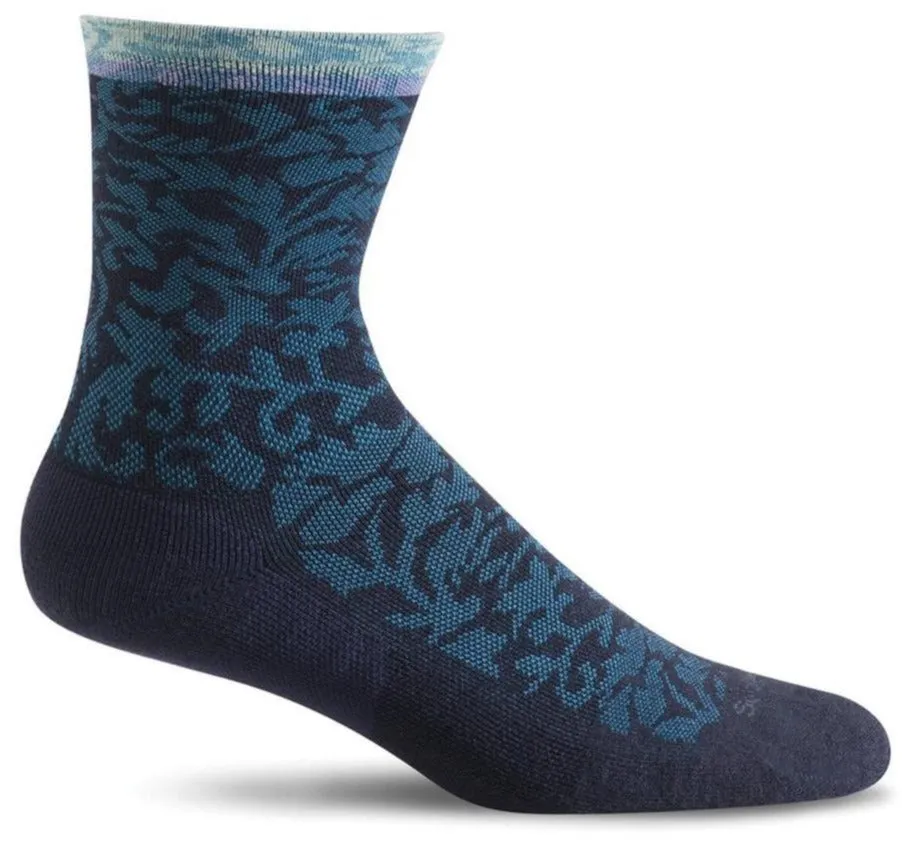 Plantar Cush Crew Women - Navy Plantar Relief