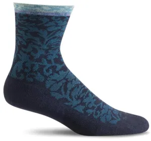 Plantar Cush Crew Women - Navy Plantar Relief
