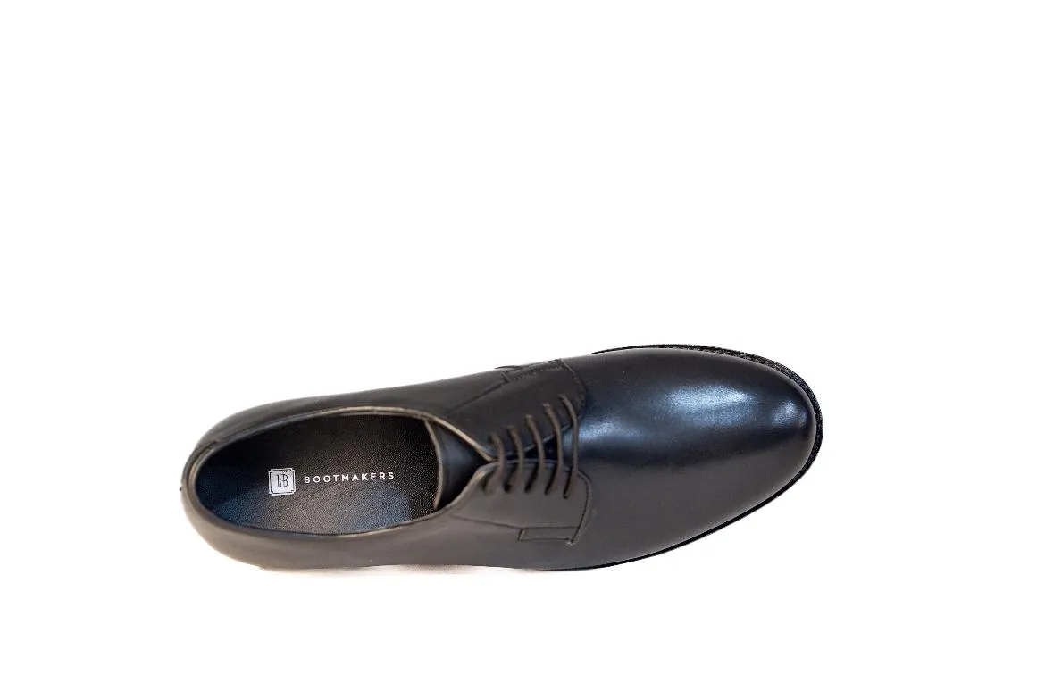 Premium Oxford Duty Black Leather Shoes