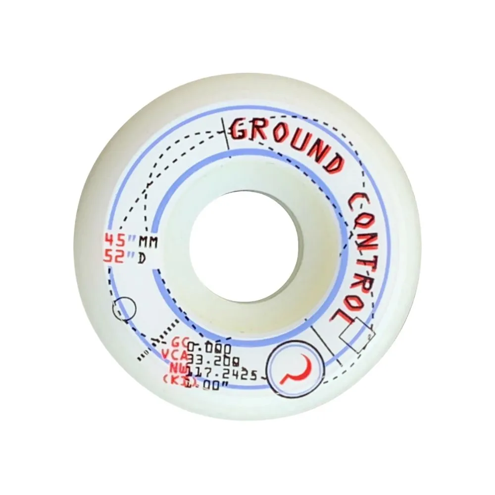 Roues de patin Ground Control 45mm/52d Antirocker (4 Pack)