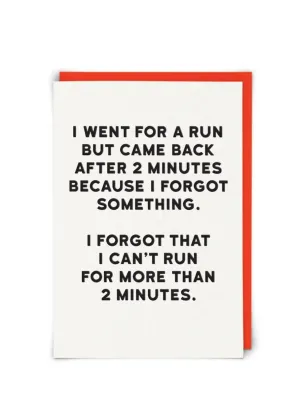 Run Card