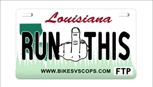 RUN THIS PLATE - LOUISIANA
