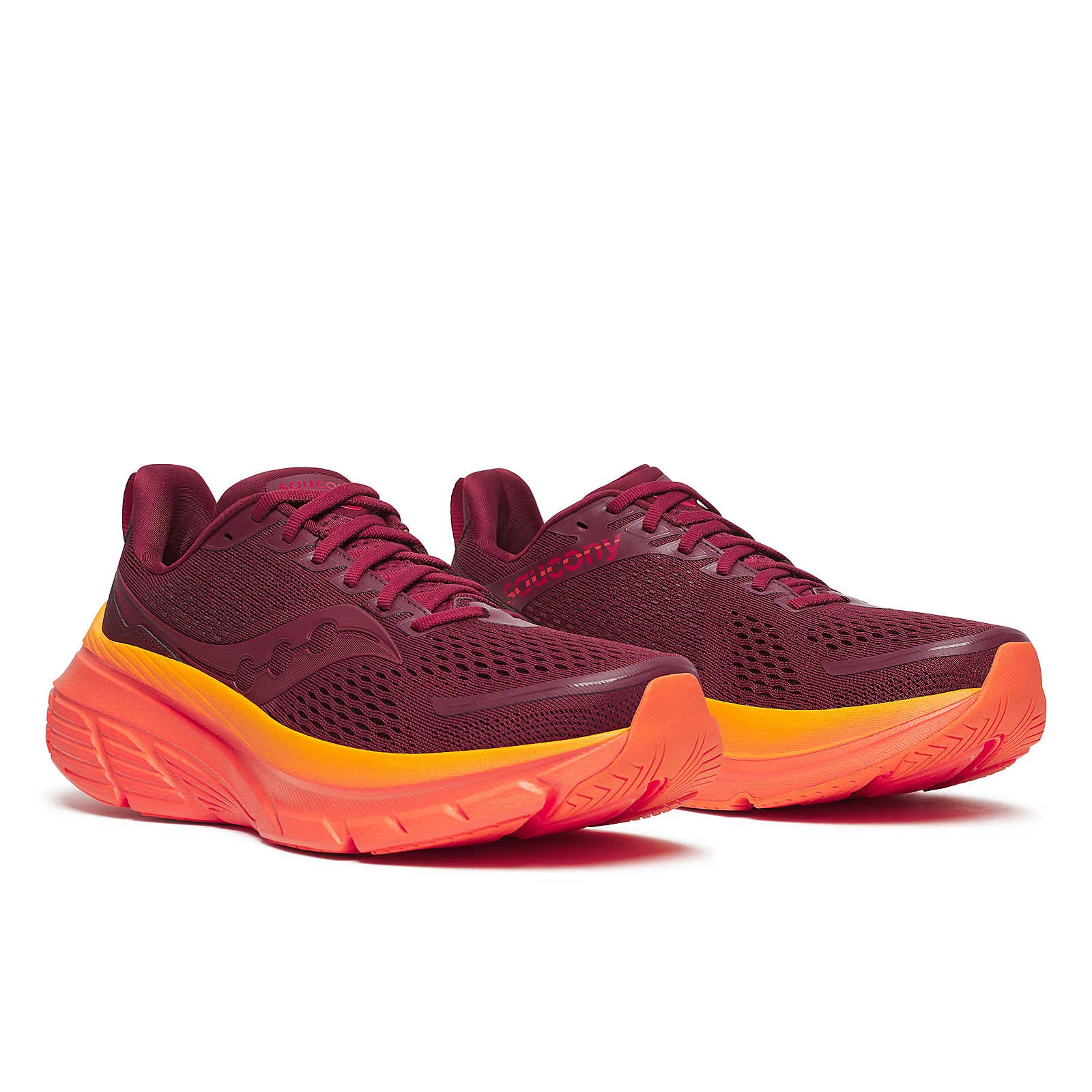 Saucony Guide 17 (Mens) - Currant/Pepper
