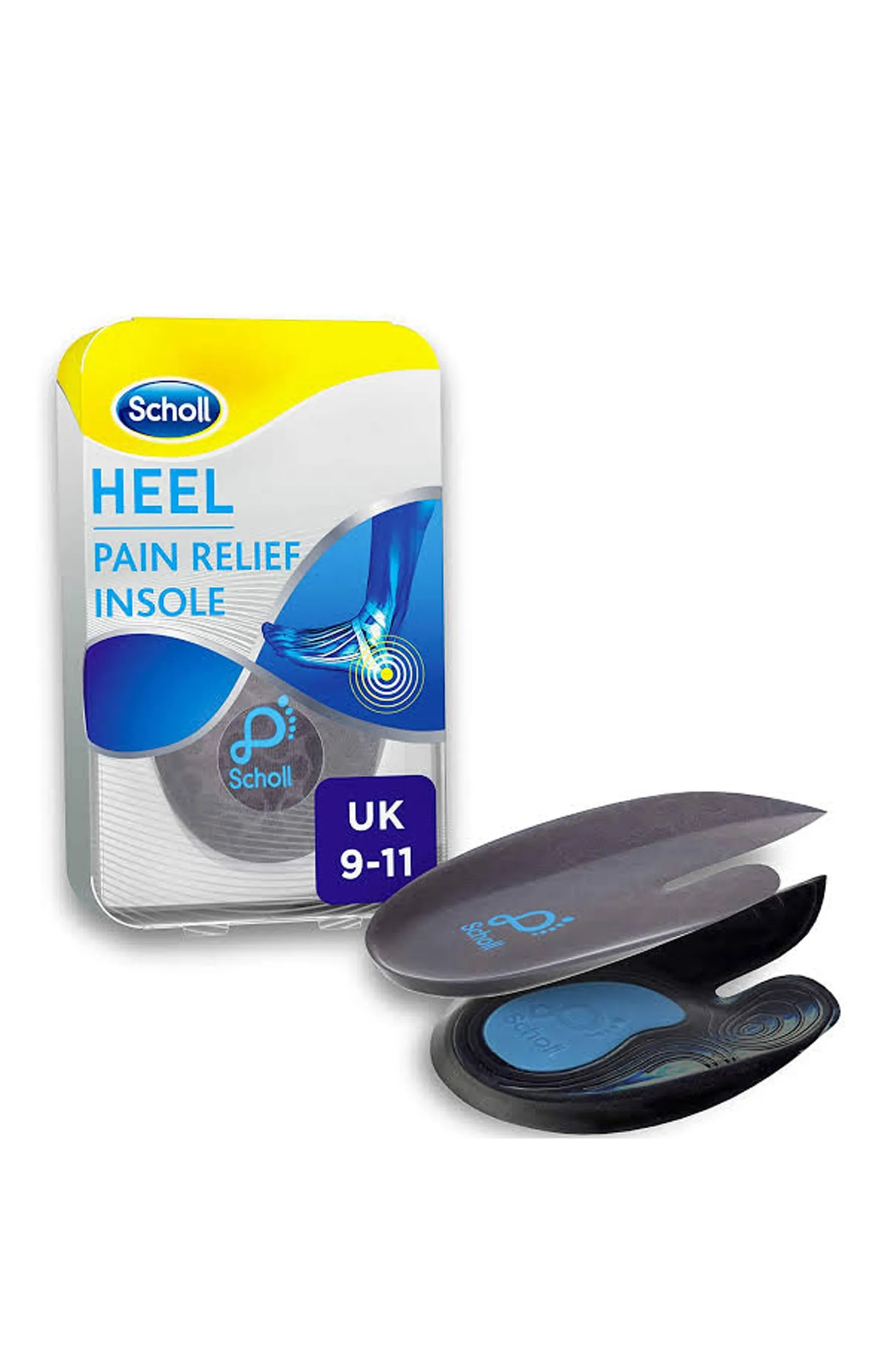 SCHOLL In-balance Heel Orthotic Insole Large